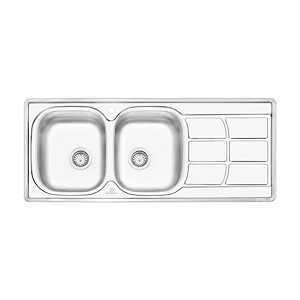 سینک ظرفشویی تو کار نیمه فانتزی چپ مدل PS-2209 پرنیان PARNIAN STEEL